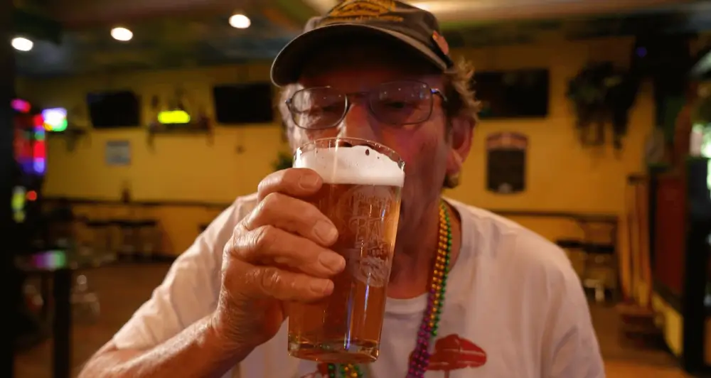 Master Brewer Frank crafting premium craft beer at North of the Bayou Brewery in Madison, WI.